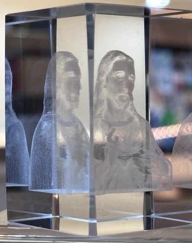 Laser etched crystal glass - laser,