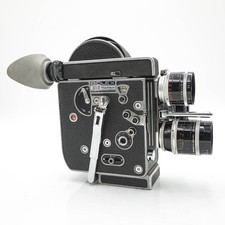 Bolex Paillard H16 reflex REX4 16mm Cine Film Camera & 25/50/75mm RX Lenses