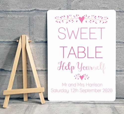 Sweet table candy - stall, cart