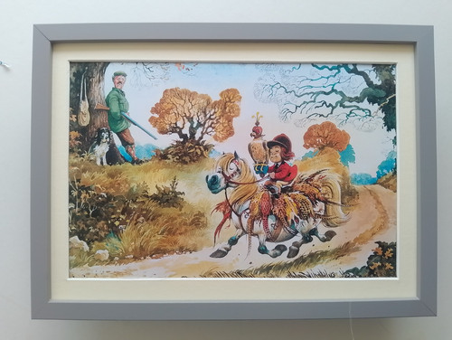 Norman thelwell horse riding - horse,