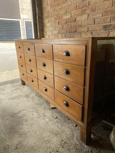 Vintage haberdashery cabinet