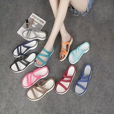 Women’s Sandals Summer Beach Shoes Slippers Outdoor Leisure Non-Slip UK
