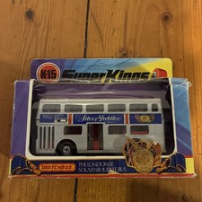 K-15 Matchbox The Londoner Jubilee Bus Silver 1977 Souvenir Superkings  