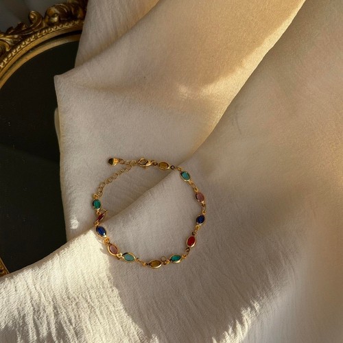 18k gold plated acrylic - 18k,