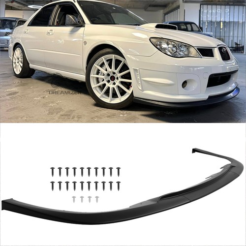 Black front bumper - black, lip