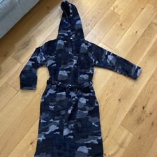 M&S Blue Camouflage Hooded