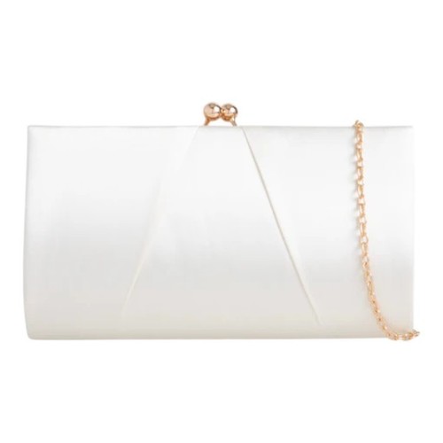 Ladies satin clutch bag kiss - clutch,