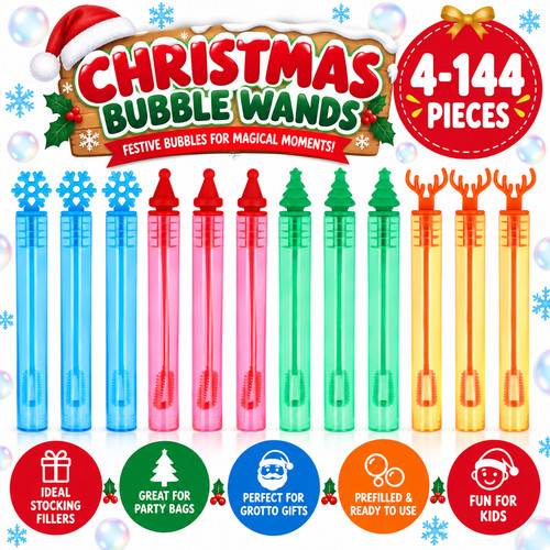Christmas bubble tubes - bubble,