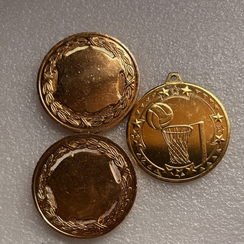 Medals coins gold tone - x,