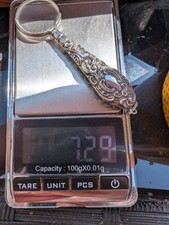 beautiful Antique Victorian Sterling Silver Magnifying Glass Pendant! ?