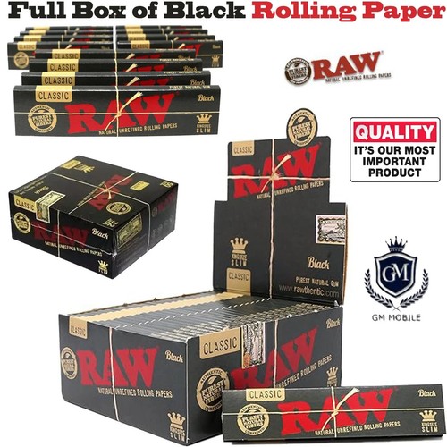 Full box raw black - full, 50