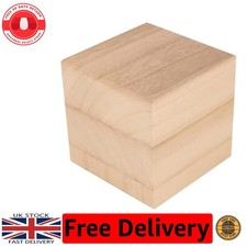 Natural Wood 10cm Cube -