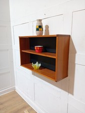 BEAVER & TAPLEY FLOATING TEAK BOOKCASE VINTAGE BOOKCASE MID CENTURY MODERN