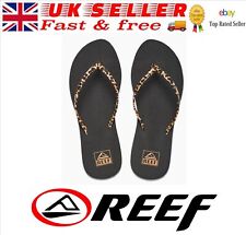 Reef Ladies Flip Flops  Bliss Nights - Classic Leopard   BNWT FREE CARRIAGE