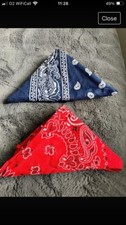 Bandannas Pair Red And Blue