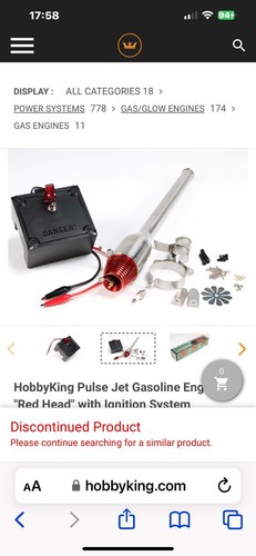 Hobbyking pulse jet engine - hobbyking,