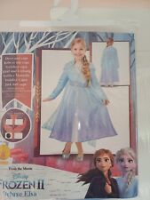Disney Queen Elsa Costume Frozen Dress, Size 7-8 years