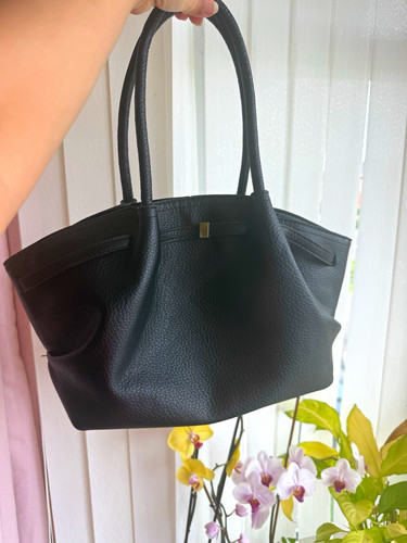 Women black pebbled faux - black,
