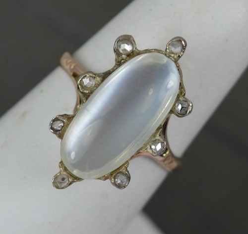 Victorian moonstone and rose - and,