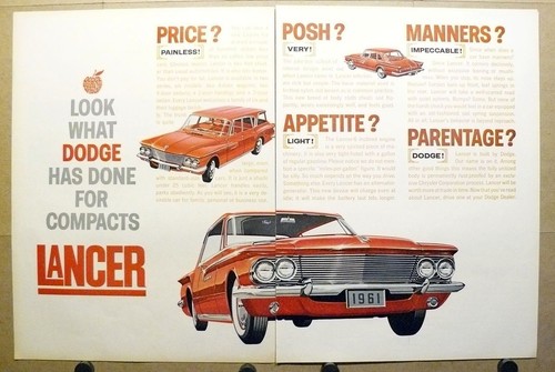 1961 dodge lancer vintage - dodge,