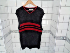 Fosters Trading Company 100% New Wool Sleeveless Top Size L Used