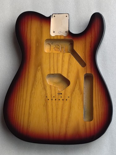 Tele guitar body ash spruce - hz-tele,