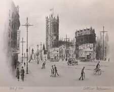 Arthur Delaney 'Manchester Cathedral' Signed Limited Edition Print