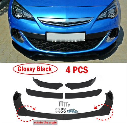 4pcs glossy black front bumper - 4pcs,