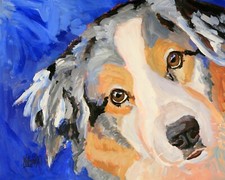 Australian Shepherd Print of