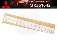 MITSUBISHI Genuine PAJERO EVOLUTION MIVEC V55W Front Decal MR361642 JDM Japan