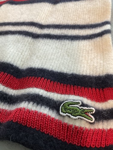 Lacoste wool scarf unisex made - scarf,