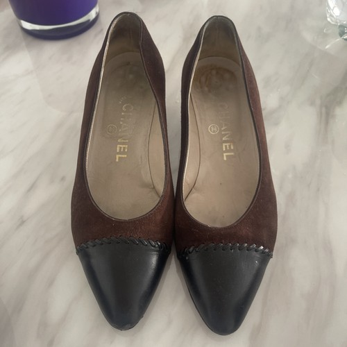 Vintage chanel brown suede - vintage,