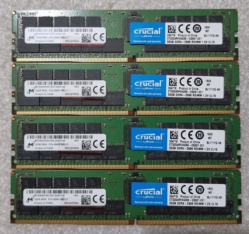 Crucial 128gb 4x32gb ram - crucial,