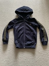 Boys Fred Perry Zip Up Hoodie