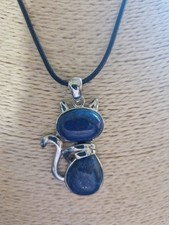Lapis Lazuli Gemstone Cat Choice Of Chain
