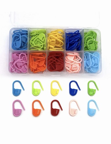 100 boxes stitch markers - x,