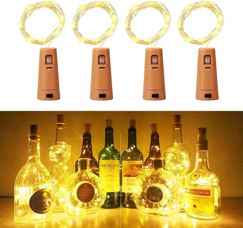 Wine bottle lights with - bottle,