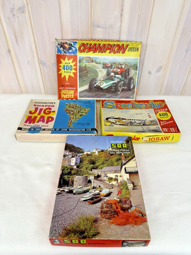 Job lot vintage - lot, jigsaws