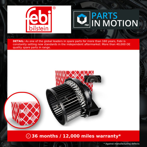 Interior blower motor - interior,