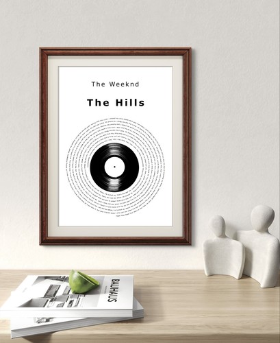 The weeknd poster hills - poster.,