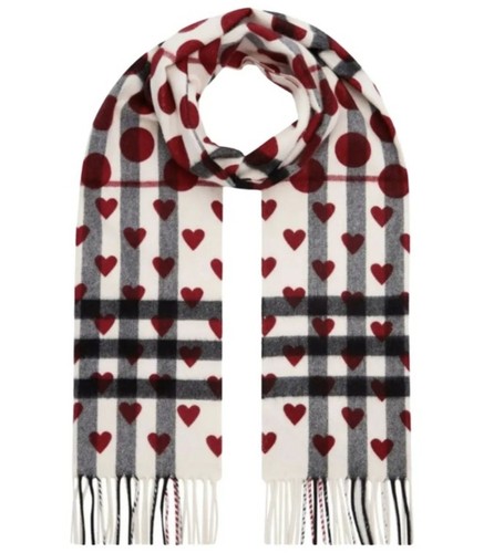Burberry cashmere scarf with - burberry,
