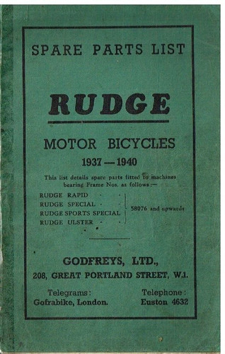 Rudge rapid special - rapid,