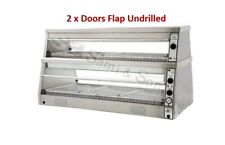 ARCHWAY CHICKEN DISPLAY WARMER CABINET HD5 HD3 MODEL CLEAR WINDOW DOOR FLAPS X 2