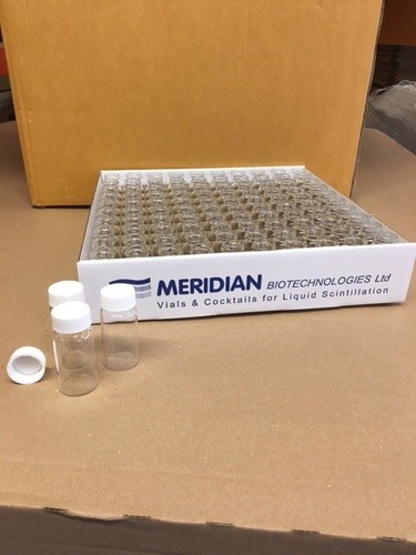 100 glass vials - ml,