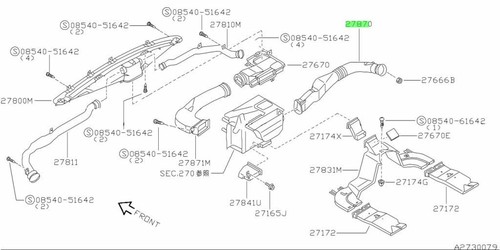 Duct side ventilator - side,