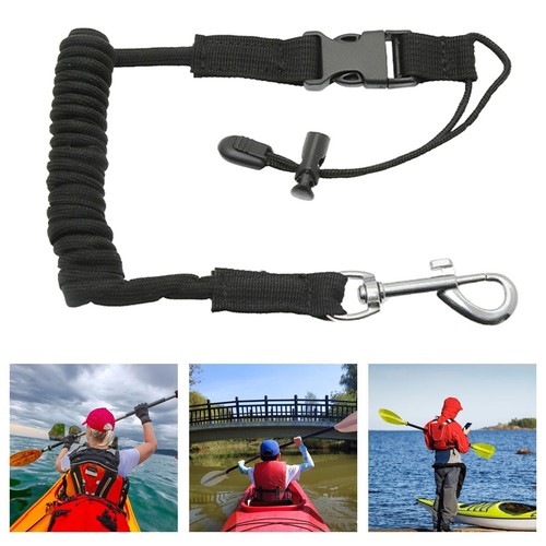 Tpu coiled kayak paddle - kayak, leash