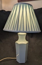Ceramic Table Lamp In Duck Egg