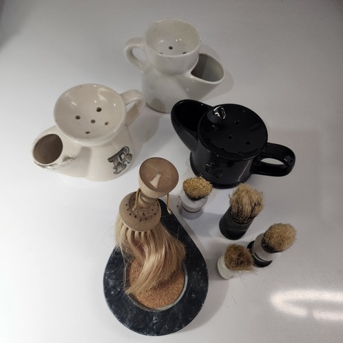 Vintage shaving stand with - vintage,