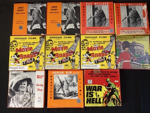 Super 8mm films reels - x,