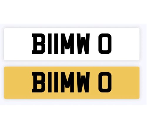 B11mw private number plate - "b11mw, o"